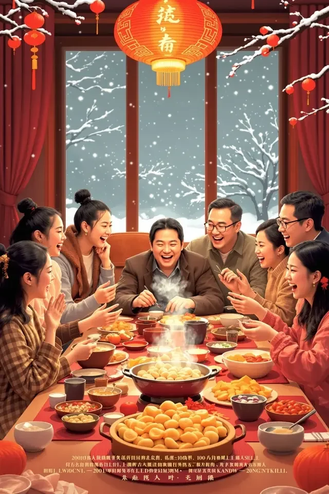 东北一家人过大年